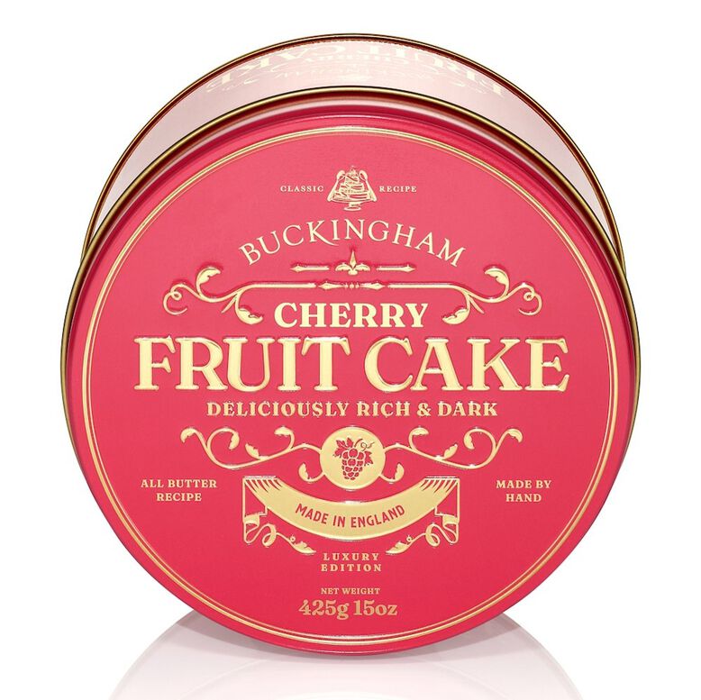 'Buckingham' Cherry & Kirsch Fruit Cake 425g, , hi-res